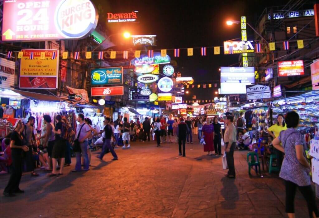 Bangkok vie nocturne