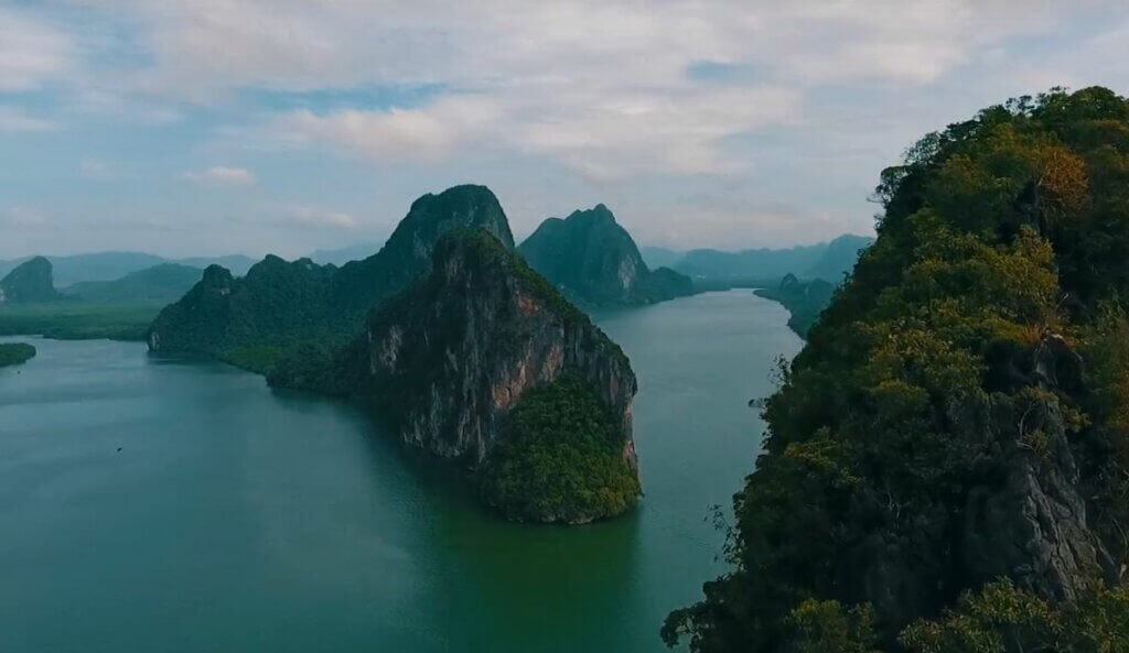 baie de Phang Nga en Thaïlande