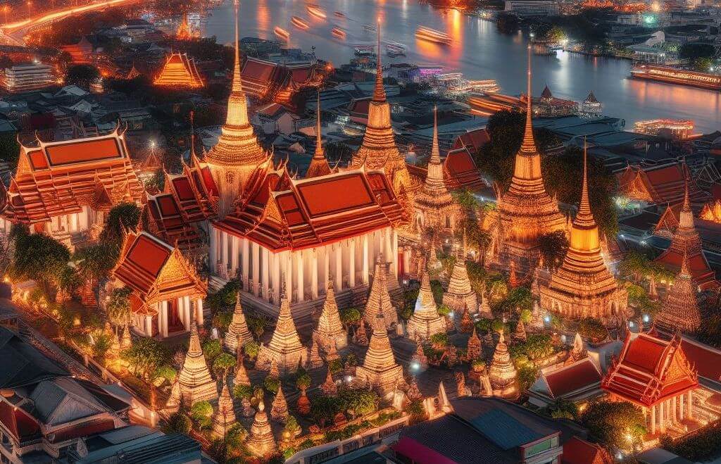 bangkok temples illuminés