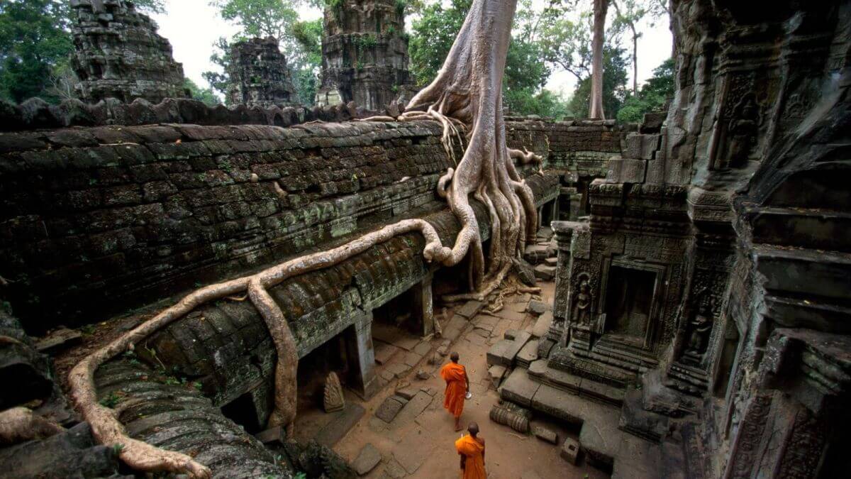 temple d'Angkor Wat au Cambodge,