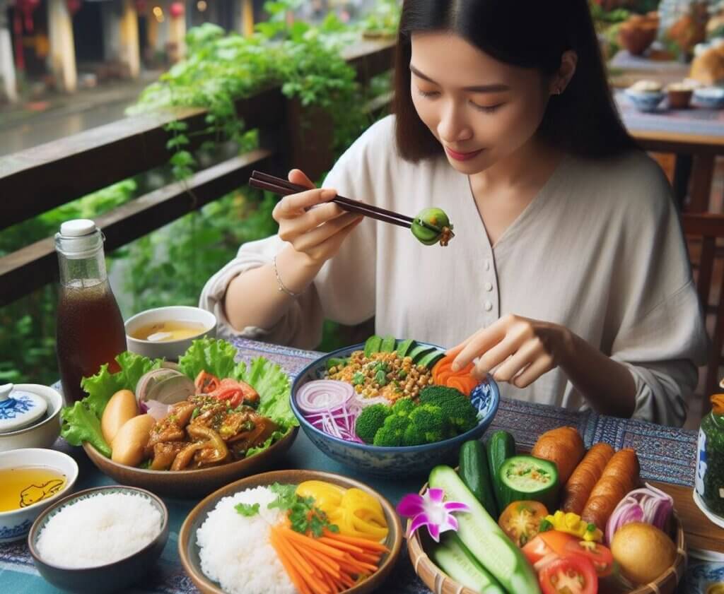 plats végétariens asiatiques