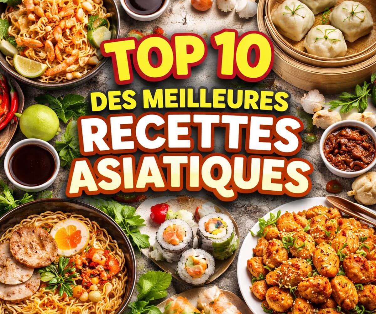 Top 10 des meilleures recettes asiatiques faciles à préparer chez soi